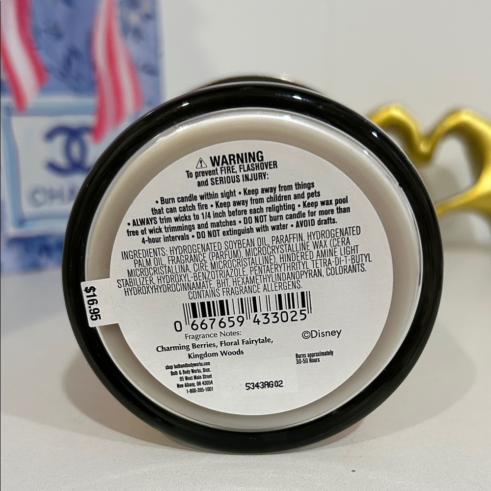 Bath & Body Works Princess "Life's a Fairytale" Candle - Single Wick - Picture 4 of 4